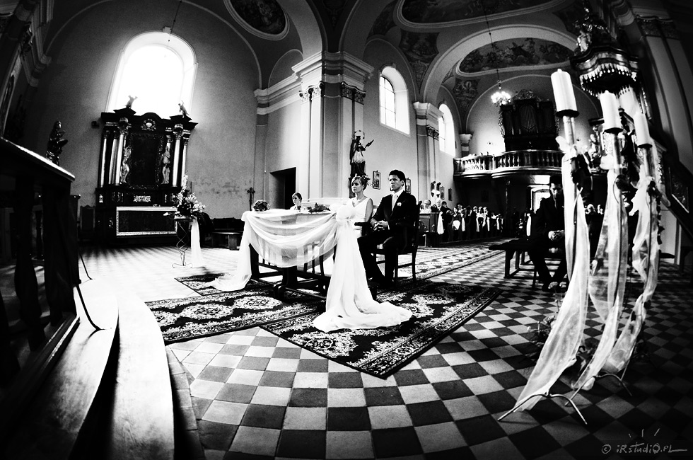 fotografia ślubna kosciol USC