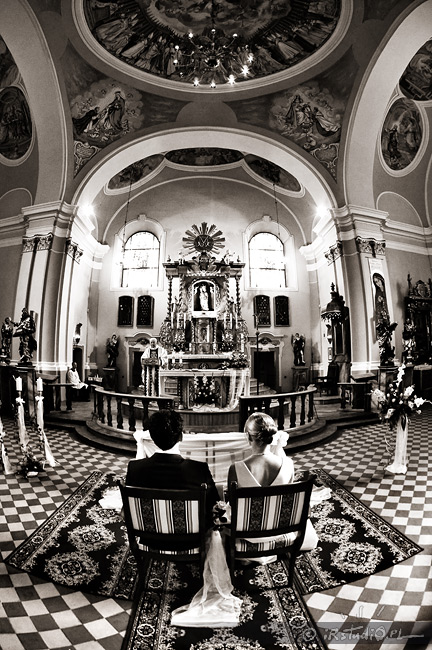fotografia ślubna kosciol USC